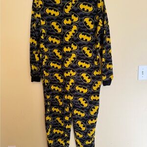 Batman Black and Yellow Zip-Up pj